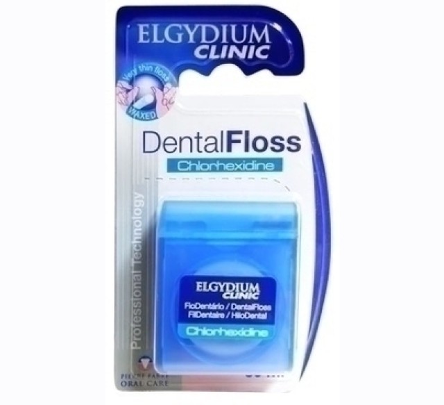 ELGYDIUM DENTAL FLOSS CHLORHEXIDINE 50m