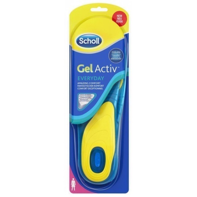 SCHOLL GEL ACTIV EVERYDAY ΓΥΝΑΙΚΕΙΟΙ ΠΑΤΟΙ 1ζευγ.