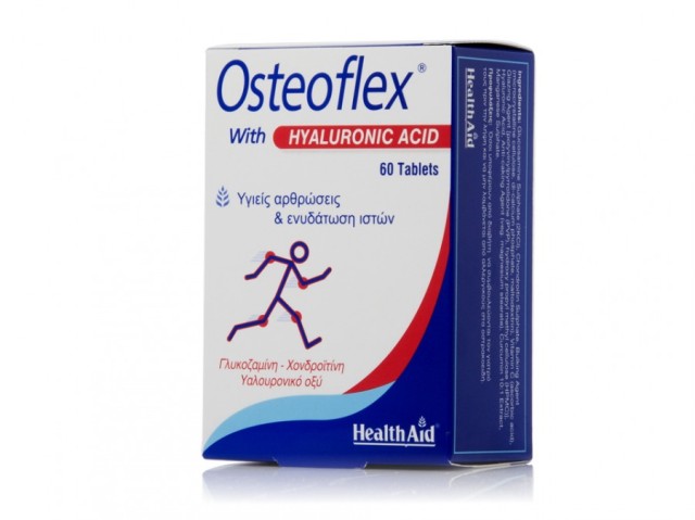 Health Aid Osteoflex With Hyaluronic Acid Συμπλήρωμα Για Την Υγεία Των Αρθρώσεων 60tabs