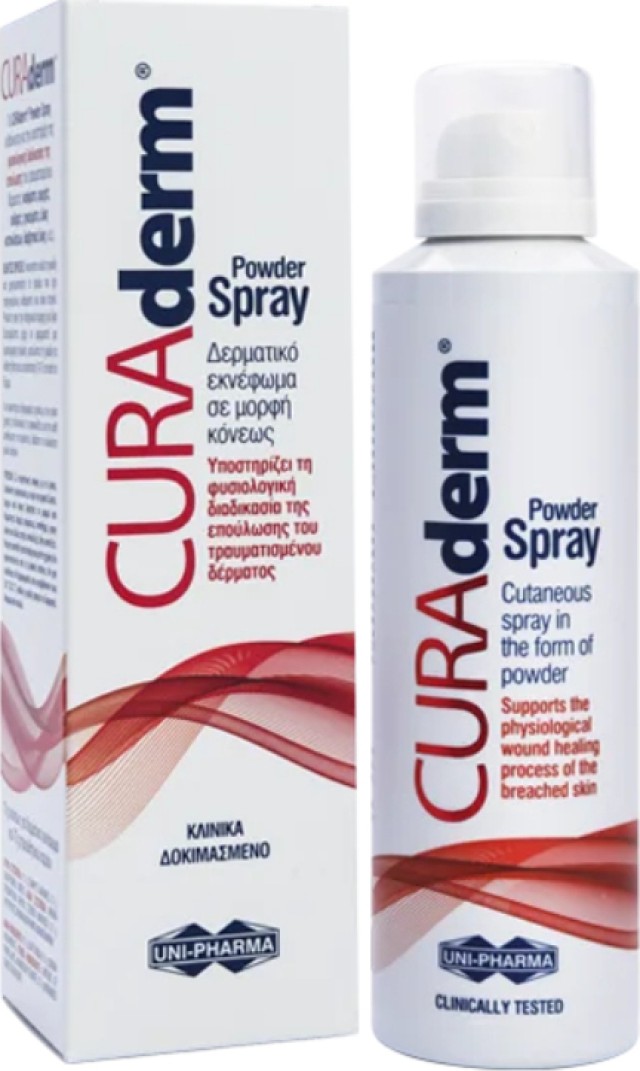 Unipharma Curaderm Powder Spray 125ml