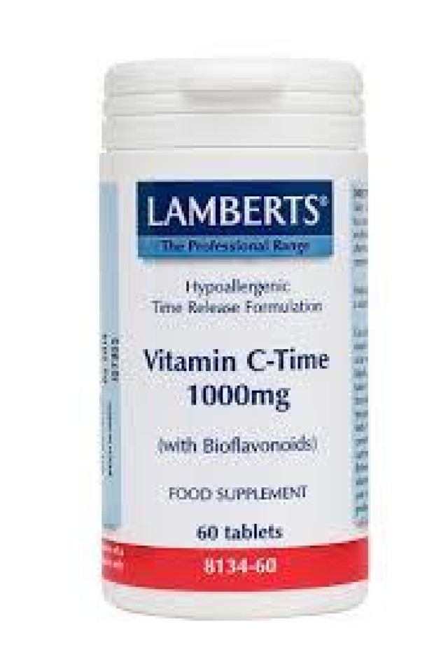 Lamberts Vitamin C Time 1000mg 60 ταμπλέτες