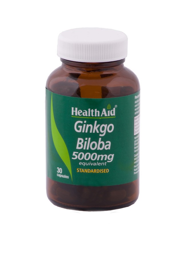 Health Aid Ginkgo Biloba 5000mg 30caps