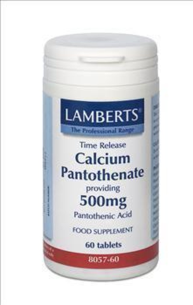 Lamberts Calcium Pantothenate 500mg 60 ταμπλέτες