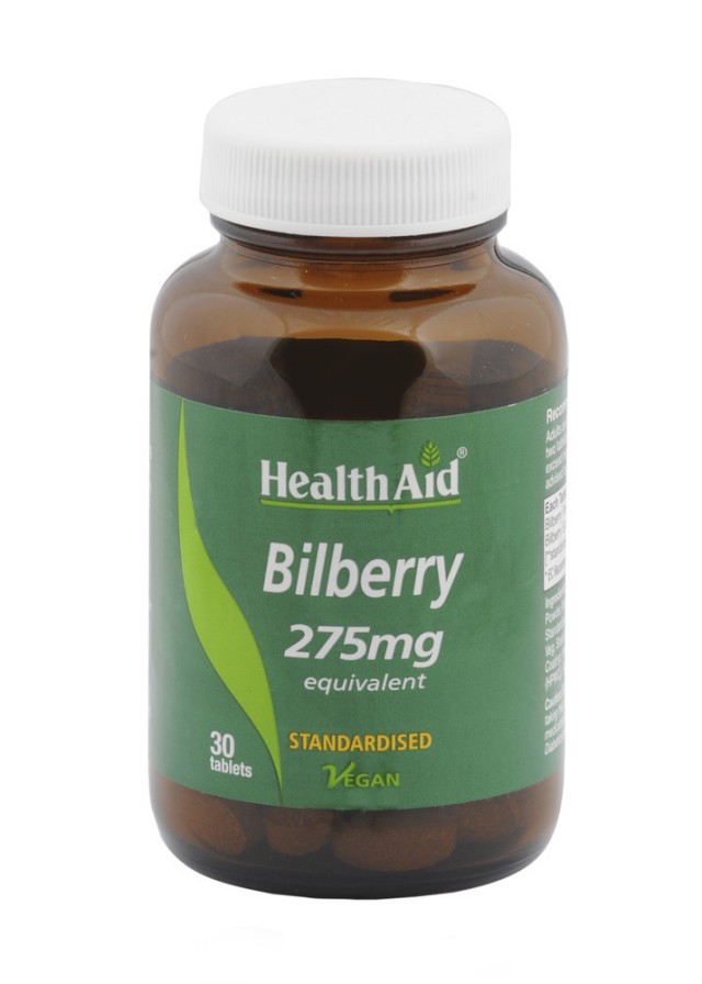 Health Aid Bilberry 275mg 30tabs