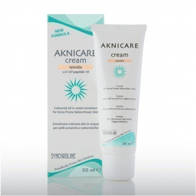 SYNCHROLINE AKNICARE TEINTEE CREAM DORE 50ml