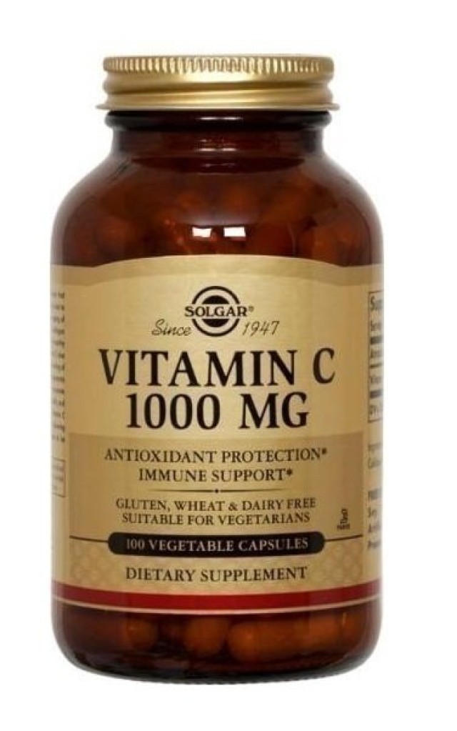 Solgar Vitamin C 1000mg 100 φυτικές κάψουλες