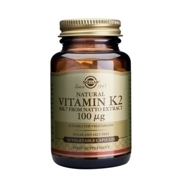 Solgar Vitamin K2 100mcg 50caps