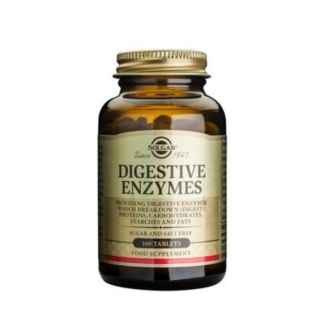 Solgar Digestive Enzymes 100 ταμπλέτες