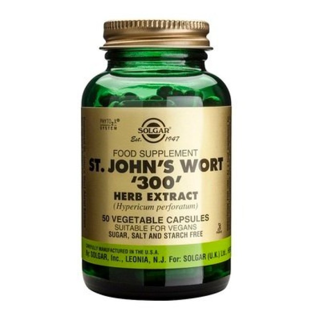 Solgar SFP St. Johns Wort Herb Extract 300mg 50 φυτικές κάψουλες