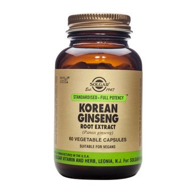 Solgar SFP Korean Ginseng Extract 60 φυτικές κάψουλες