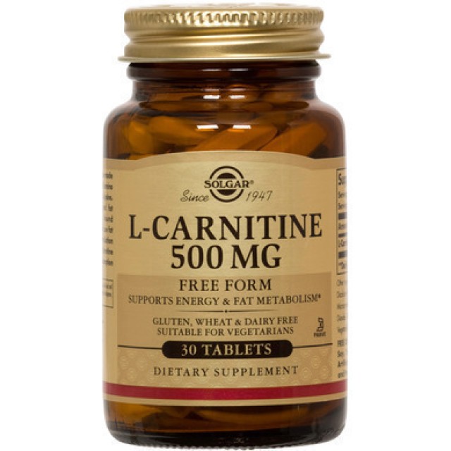 Solgar L-Carnitine 500mg 30tabs