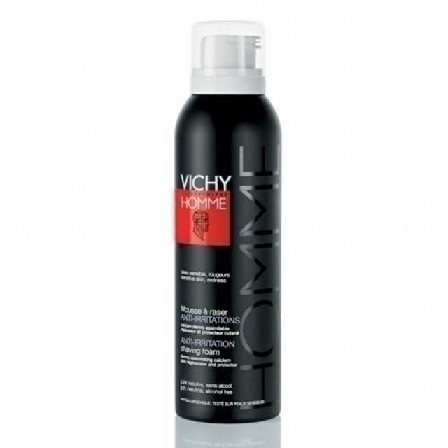 Vichy Homme Shaving Foam Anti-irritation Αφρός Ξυρίσματος Κατά Tων Ερεθισμών 200ml