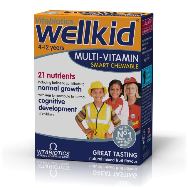 Vitabiotics Wellkid , 30 μασώμενες ταμπλέτες