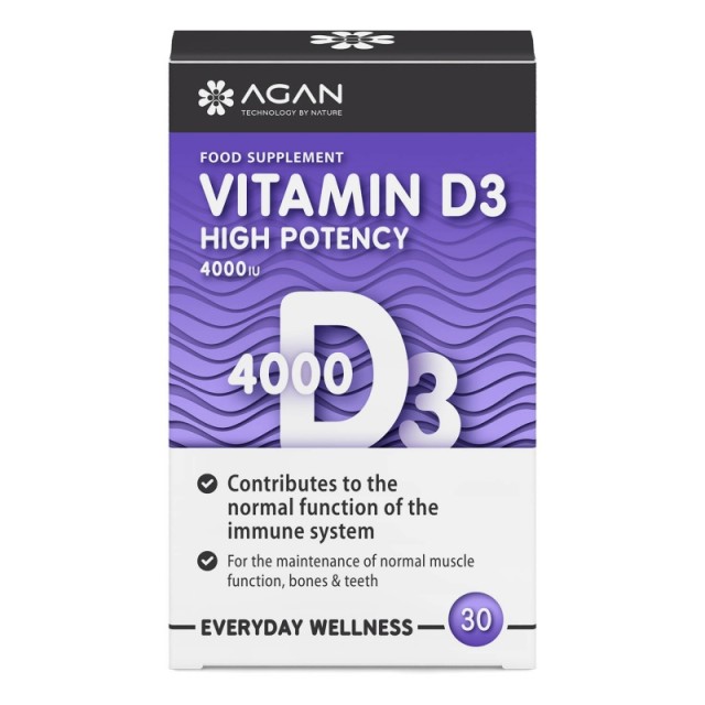 Agan Vitamin D3 4000iu 30tabs