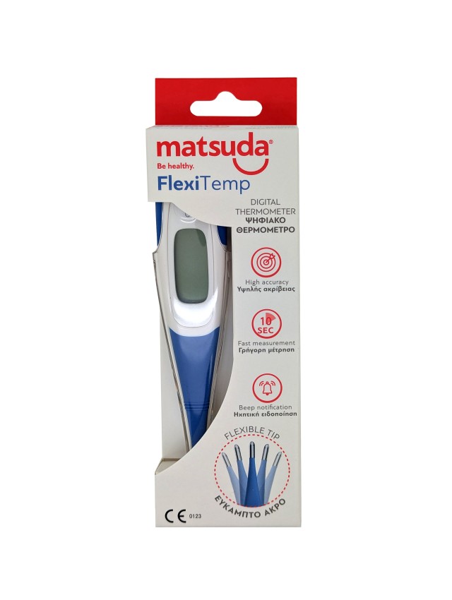 Matsuda Θερμόμετρο Ψηφιακό FlexiTemp 10” με Εύκαμπτο Άκρο και Ηχητική Ειδοποίηση