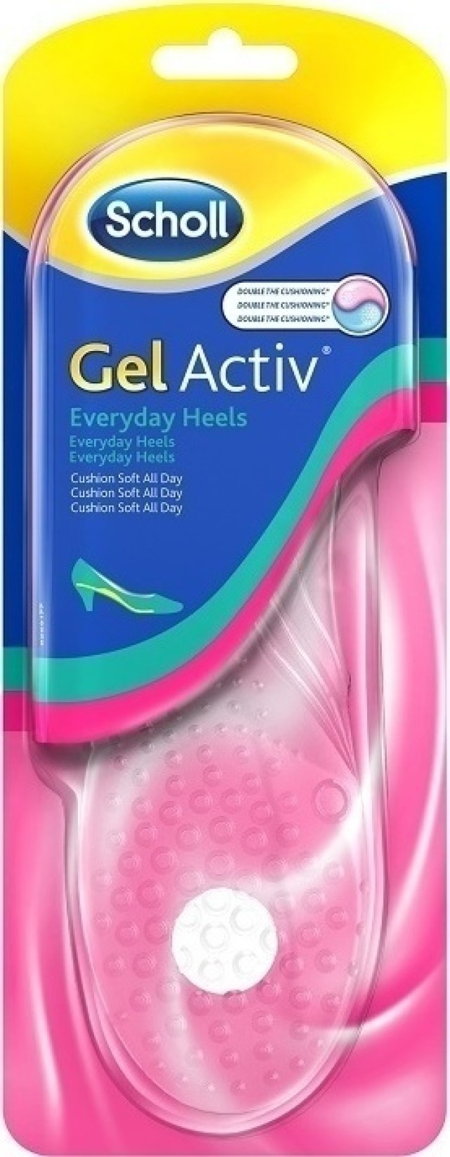 SCHOLL GEL ACTIV INSOLES EVERYDAY HEELS 1ζεύγος