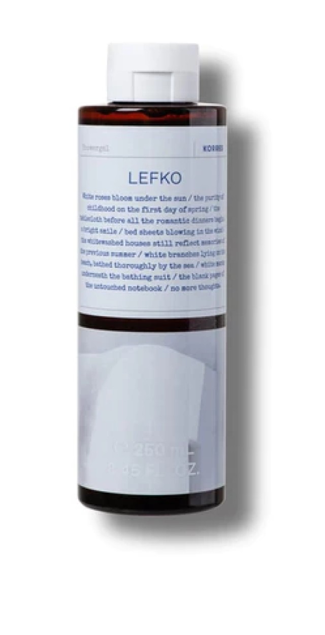 Korres Lefko Shower Gel Αφρόλουτρο Τριαντάφυλλο & Παιώνια 250ml