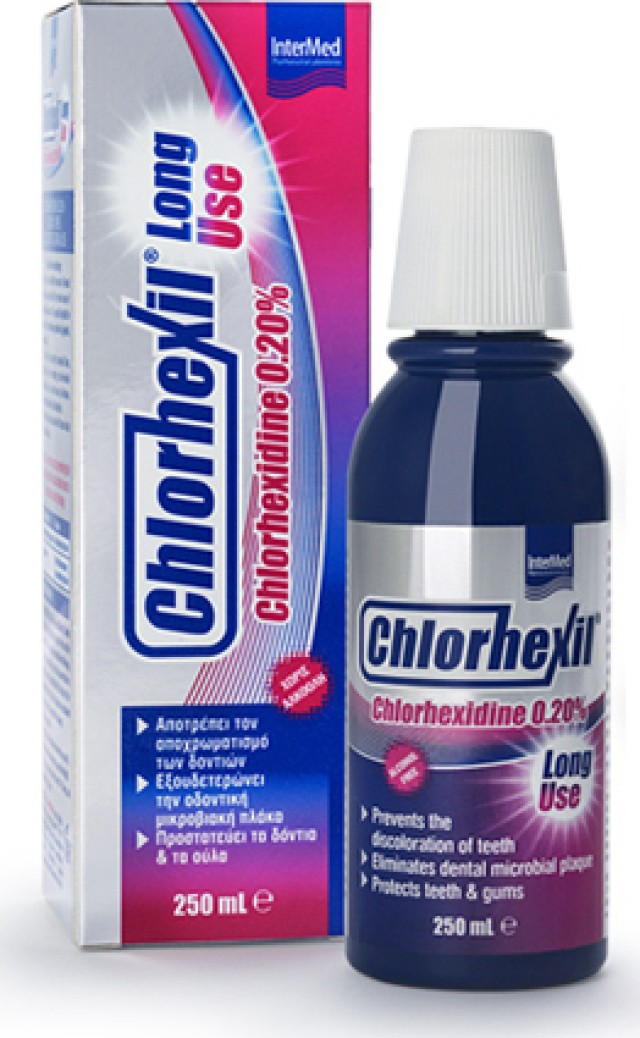 Intermed Chlorhexyl 0.20% Long Use Στοματικό Διάλυμα 250ml
