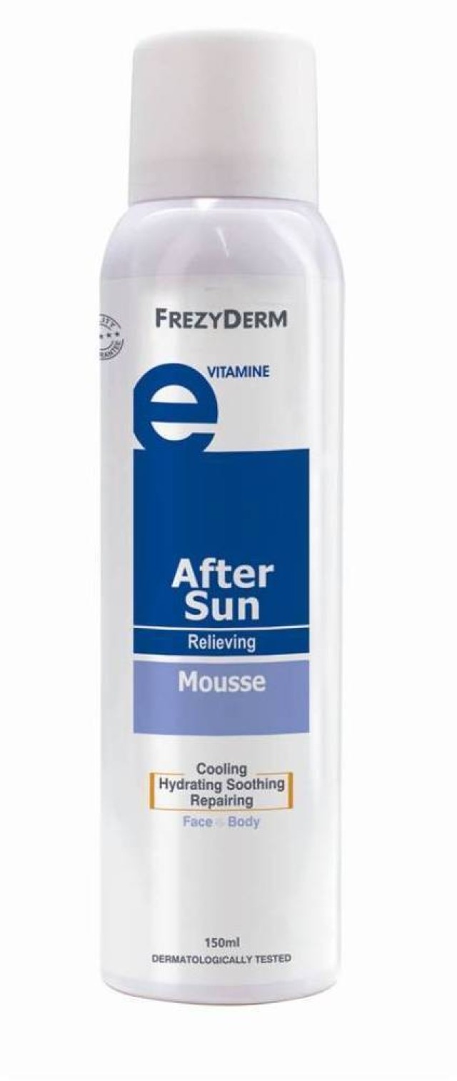 Frezyderm After Sun Mousse Ενυδατικός Αφρός Προσώπου + Σώματος για μετά τον Ήλιο 150ml