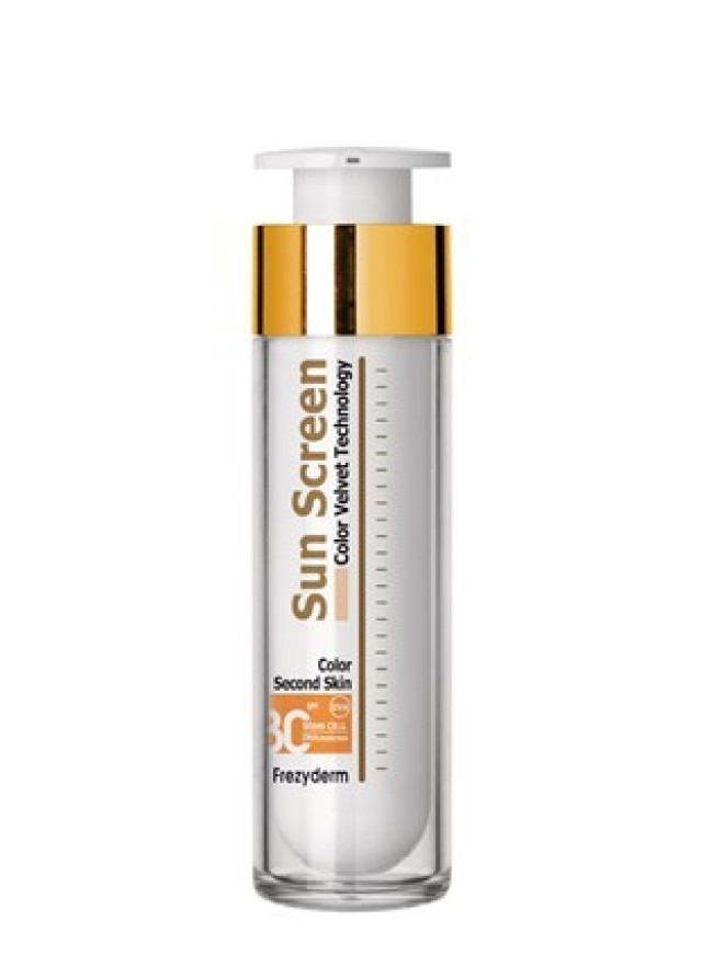 Frezyderm Sun Screen Velvet Face Cream Αντηλιακή Κρέμα Προσώπου Με Χρώμα SPF30+ 50ml