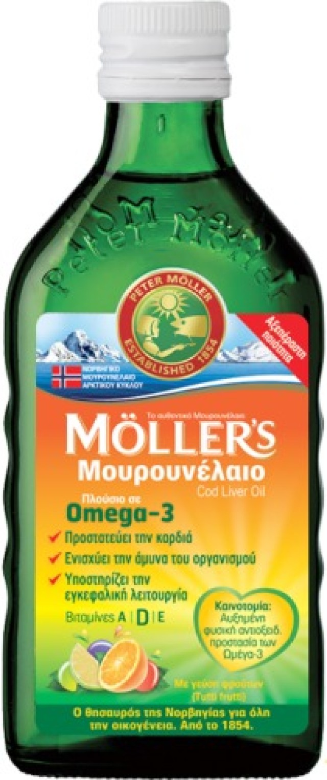 MOLLERS ΜΟΥΡΟΥΝΕΛΑΙΟ TUTTI FRUTTI 250ml