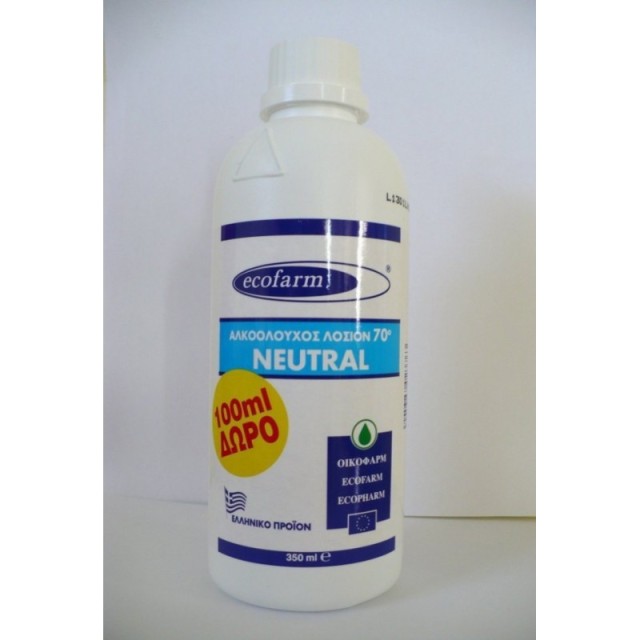 Ecofarm Αλκοολούχος Λοσιόν 70° 350ml