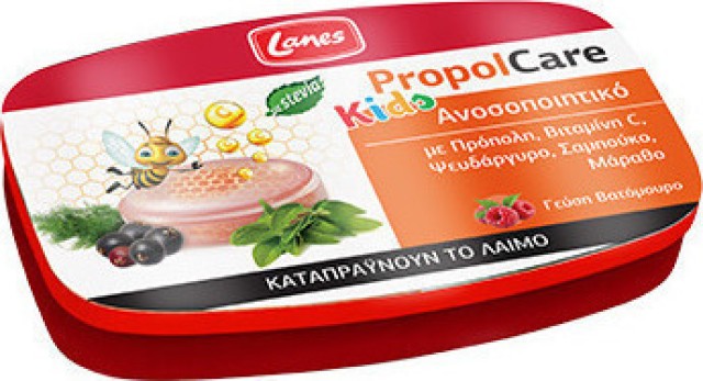 Lanes Propolcare Παστίλιες Με Γεύση Βατόμουρο 54gr