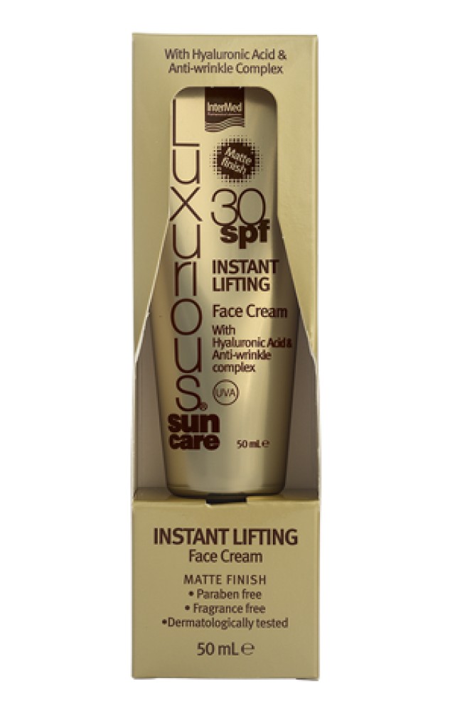 Intermed Luxurious Sun Care Instant Lifting Face Cream SPF30 50ml