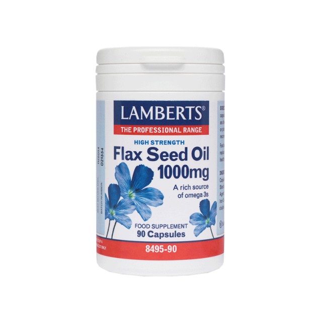 Lamberts Flax Seed Oil 1000mg 90 κάψουλες