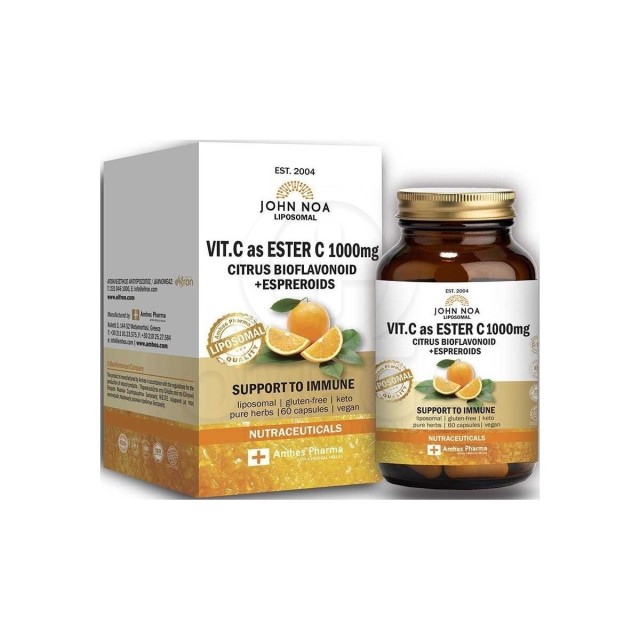 John Noa Liposomal Vitamin C As Ester C 1000mg 60caps