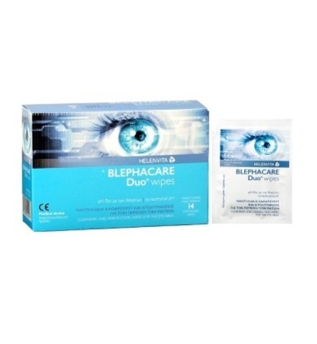 BLEPHACARE DUO ΜΑΝΤΗΛΑΚΙΑ ΚΑΘΑΡΙΣΜΟΥ ΒΛΕΦΑΡΩΝ 14τεμ