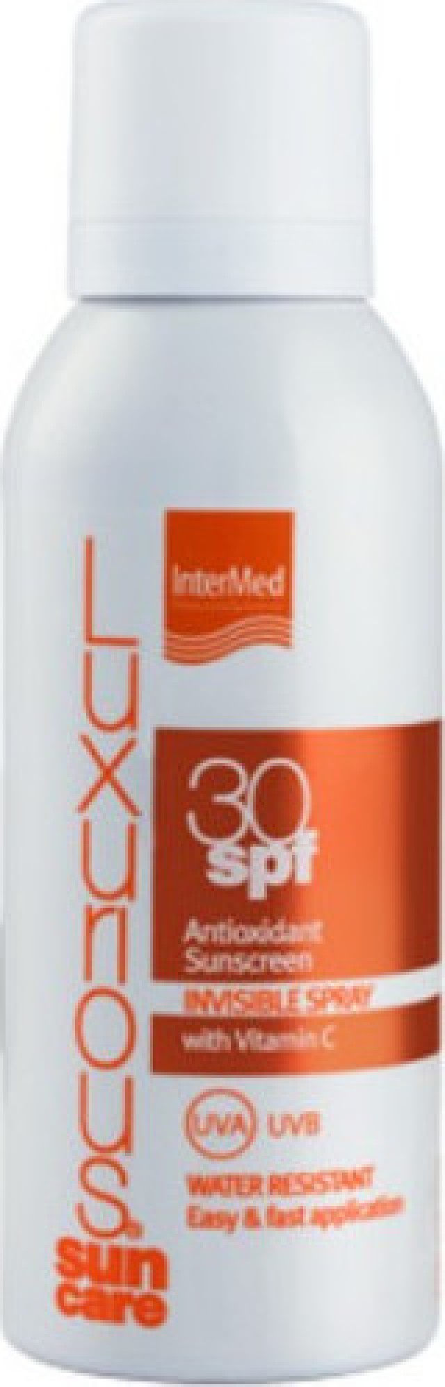 Intermed Luxurious Sunscreen Invisible SPF30 Body Spray Αντιηλιακή Προστασία 100ml