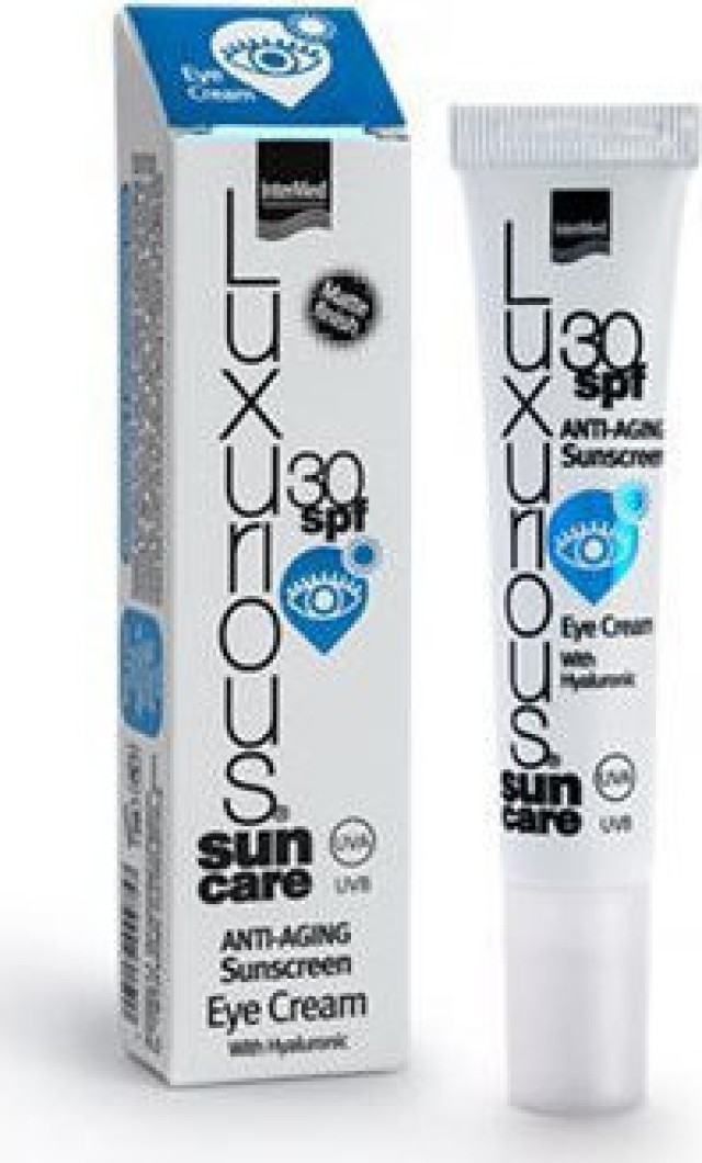 Intermed Luxurious Sunscreen Eye Cream SPF30 Αντιηλιακό Ματιών 15ml