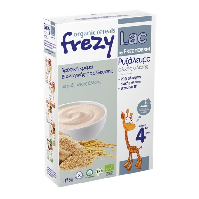 FREZYDERM FREZYLAC BIO CEREAL ΡΥΖΑΛΕΥΡΟ-ΟΛΙΚΗΣ ΑΛΕΣΗΣ 175gr