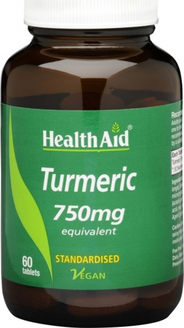 Health Aid Turmeric 750mg 60tabs