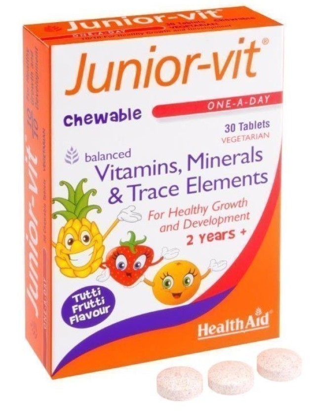 Health Aid Junior Vitamins 30tabs Blister