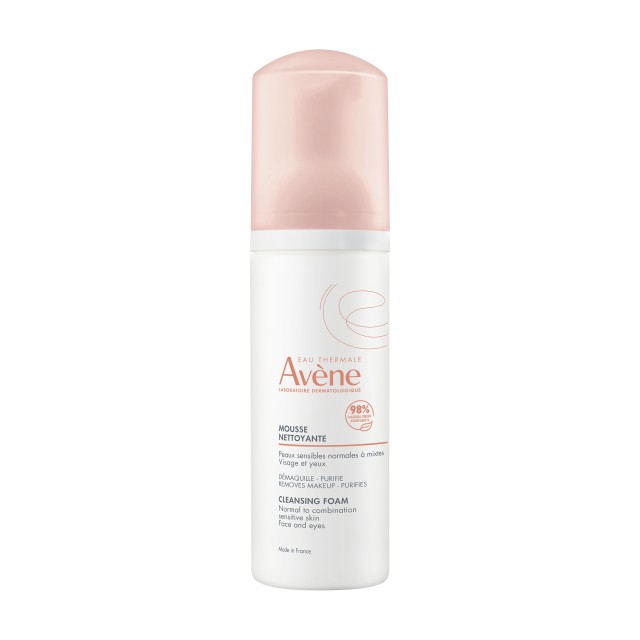 Avene Mousse Nettoyante Απαλός Αφρός Καθαρισμού Για Πρόσωπο & Μάτια 150ml