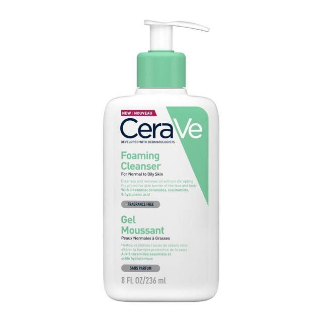 Cerave Foaming Cleanser Καθαριστικό Προσώπου & Σώματος 236ml