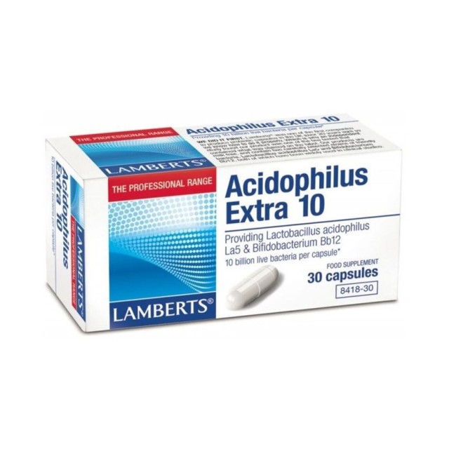 Lamberts Acidophilus Extra 10 Milk Free 30caps