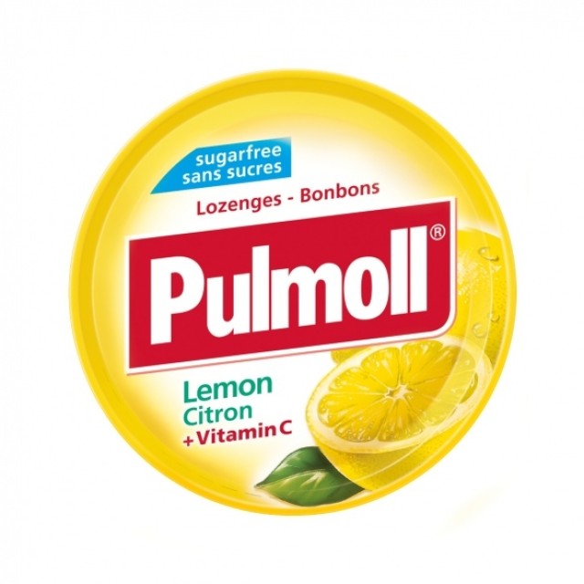 Pulmoll Παστίλιες Με Λεμόνι Χωρίς Ζάχαρη 45gr