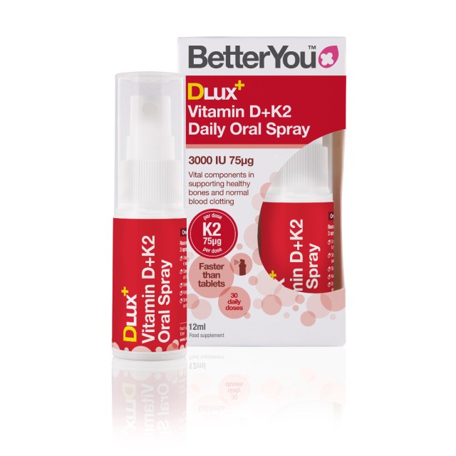 BETTERYOU DLUX- VIT D + K2 DAILY ORAL SPRAY 12ml