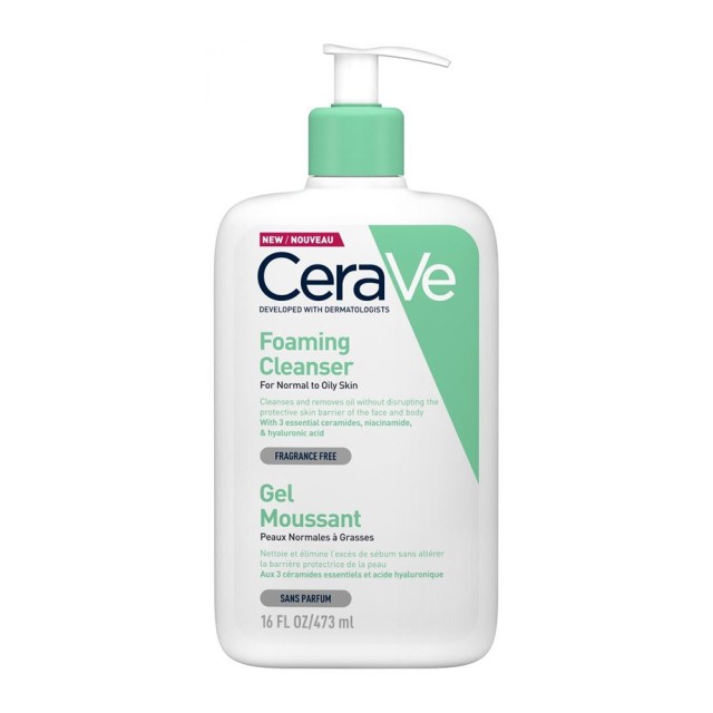 Cerave Foaming Cleanser Καθαριστικό Προσώπου & Σώματος 473ml