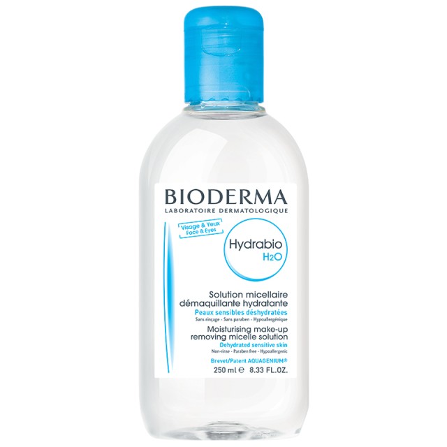 Bioderma Hydrabio H2O Micellaire Ενυδατικό Νερό Καθαρισμού & Ντεμακιγιάζ Για Αφυδατωμένο Ευαίσθητο Δέρμα 250ml