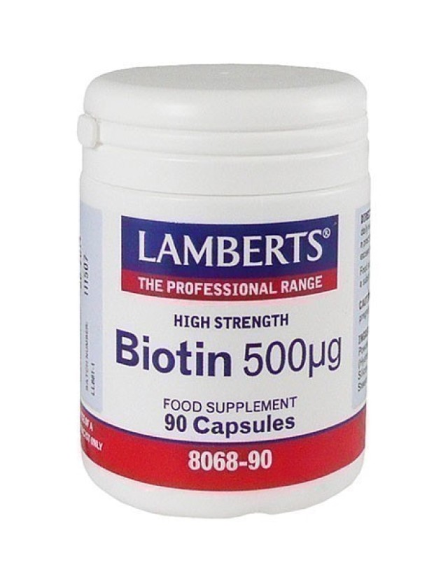 Lamberts Biotin 500mcg 90 κάψουλες