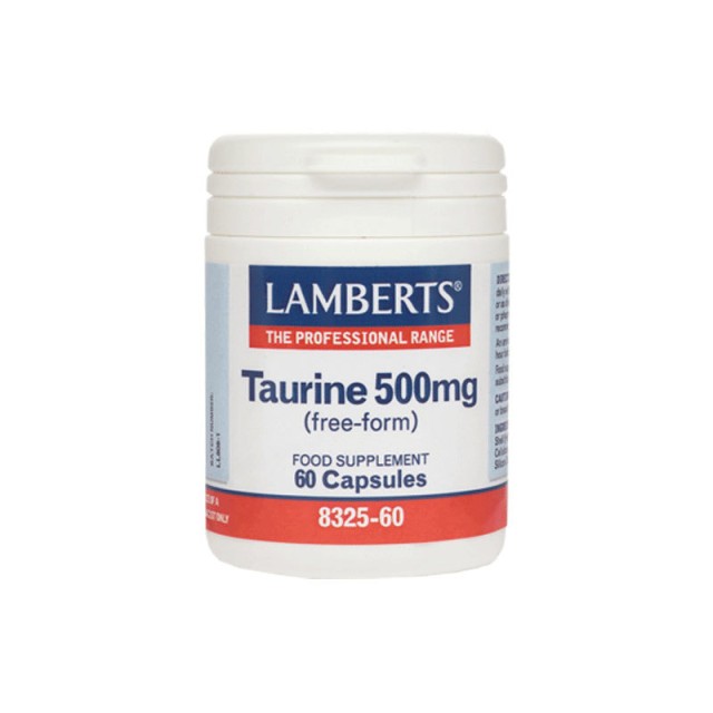 LAMBERTS TAURINE 500mg 60caps