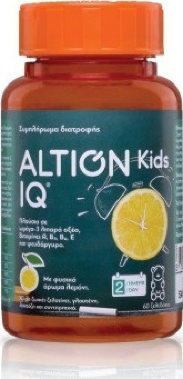 ALTION KIDS IQ ΠΑΙΔΙΚΟ ΣΥΜΠΛΗΡΩΜΑ ΔΙΑΤΡΟΦΗΣ 60ζελεδάκια