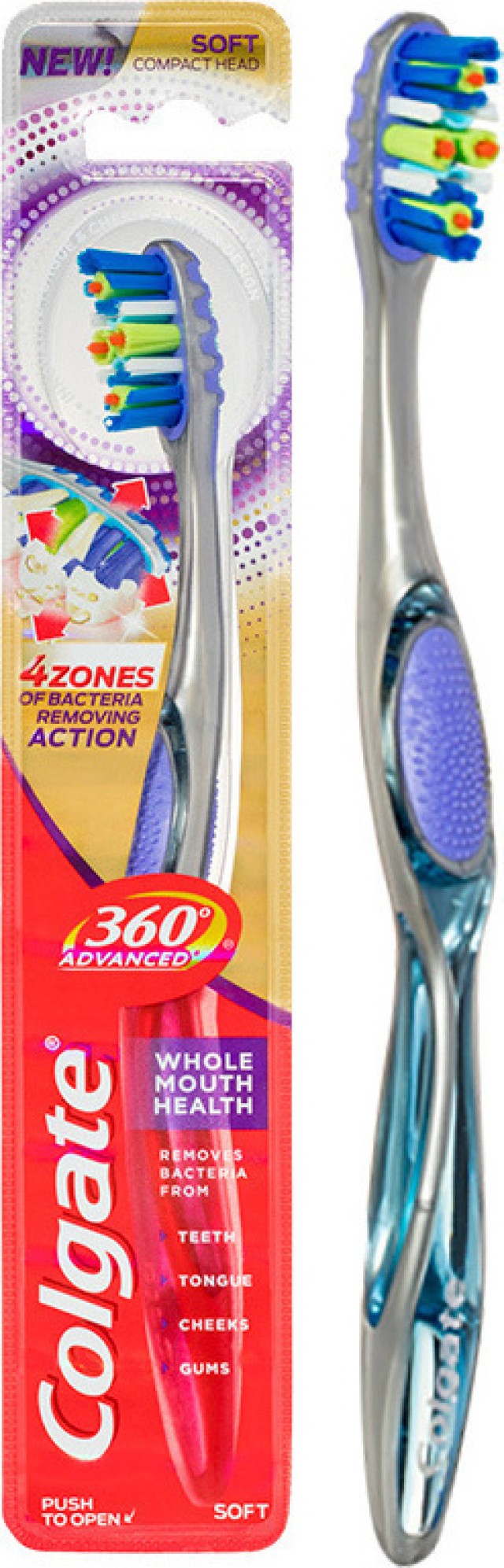 COLGATE ΟΔΟΝΤΟΒΟΥΡΤΣΑ 360 ADVANCED MEDIUM 