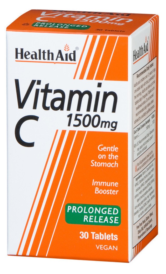 Health Aid Vitamin C Prolonged Release 1500mg 30tabs