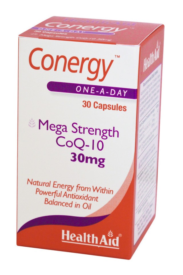 Health Aid Conergy Co Q10 30mg 30caps