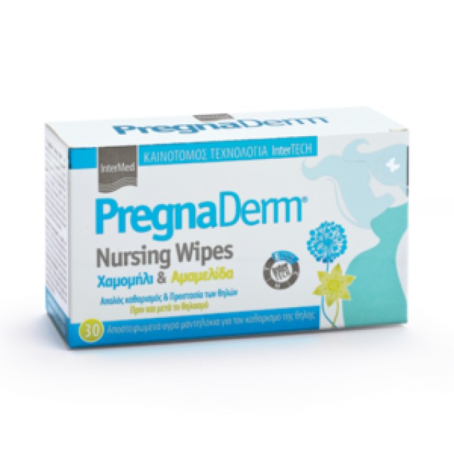 Intermed Pregnaderm Nursing Wipes 30τμχ